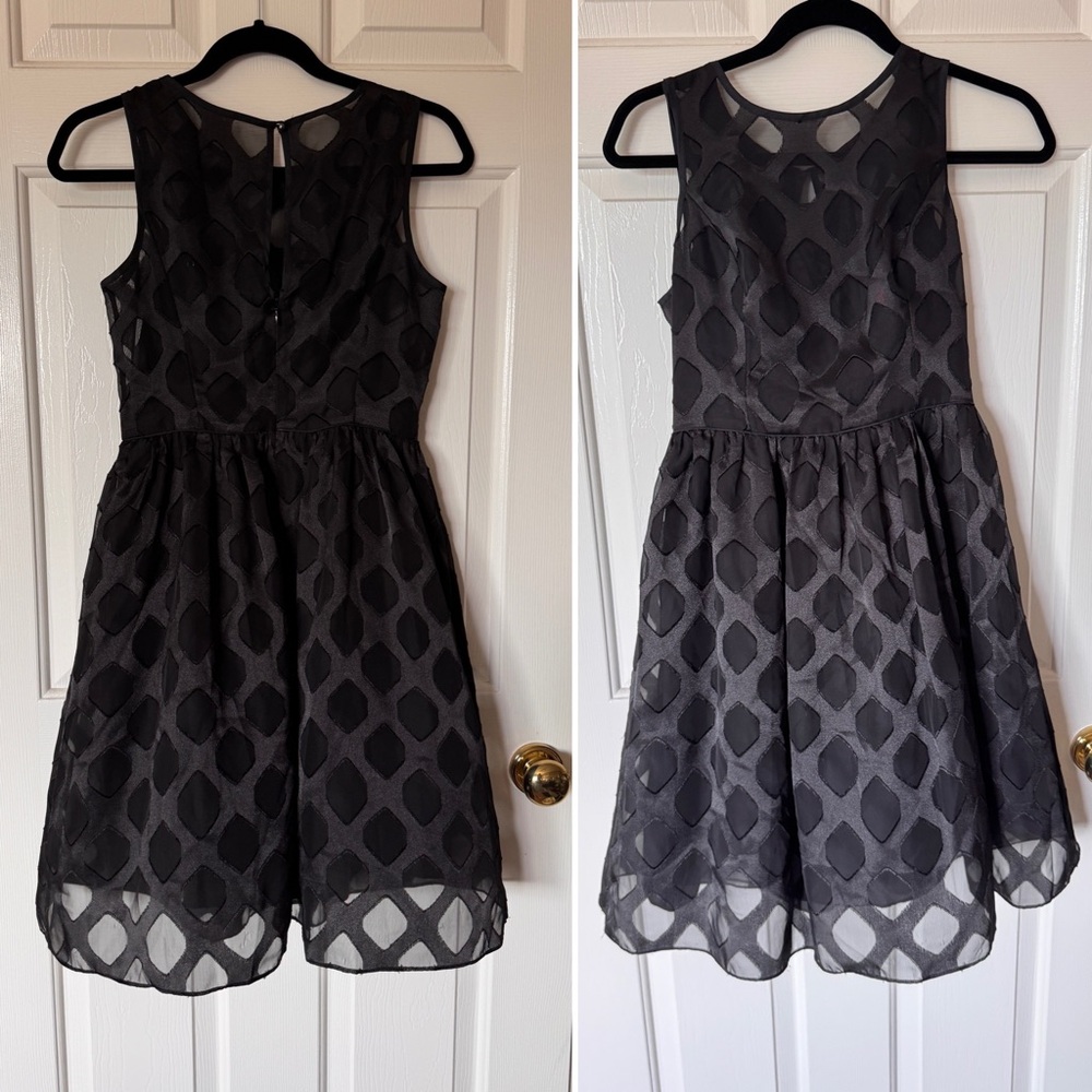 EUC Banana Republic Black fit & flare Dress